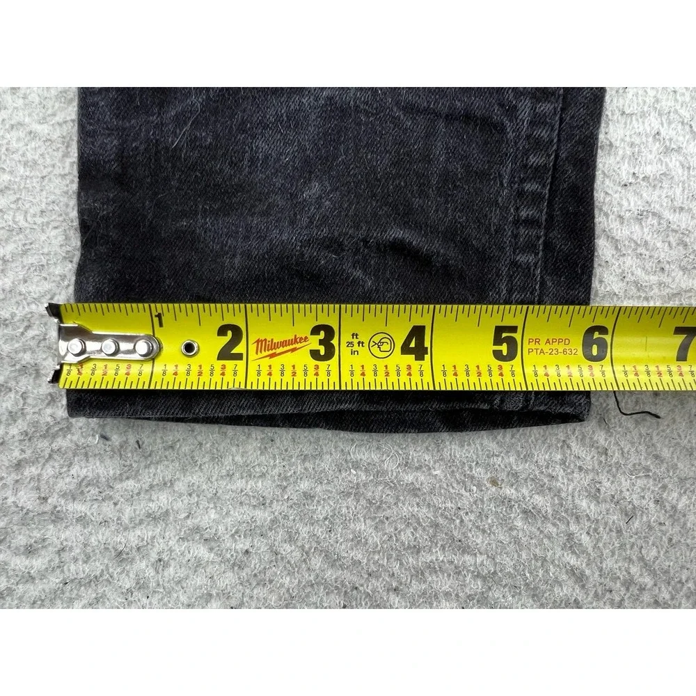 Levis 512 Jeans Mens 31x30 Black Slim Tapered Stretch Denim Charcoal Wash